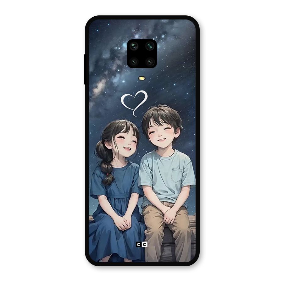 Cute Anime Teens Metal Back Case for Redmi Note 10 Lite