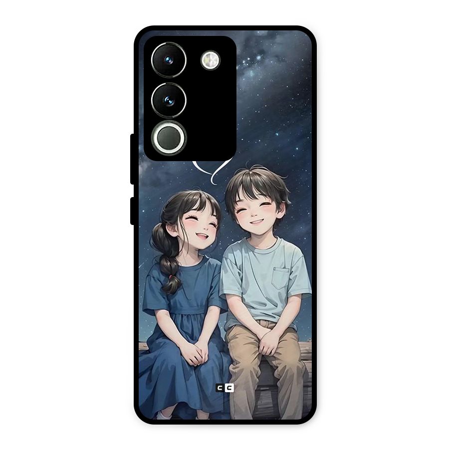 Cute Anime Teens Metal Back Case for Vivo Y200