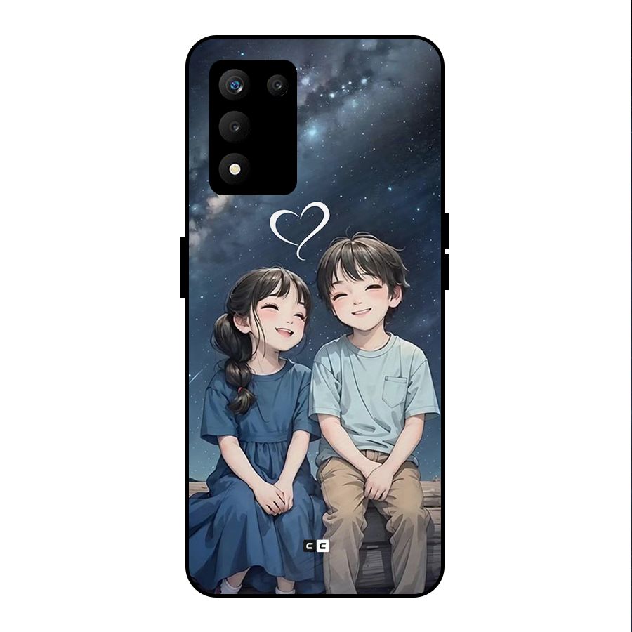 Cute Anime Teens Metal Back Case for realme 9 5G SE