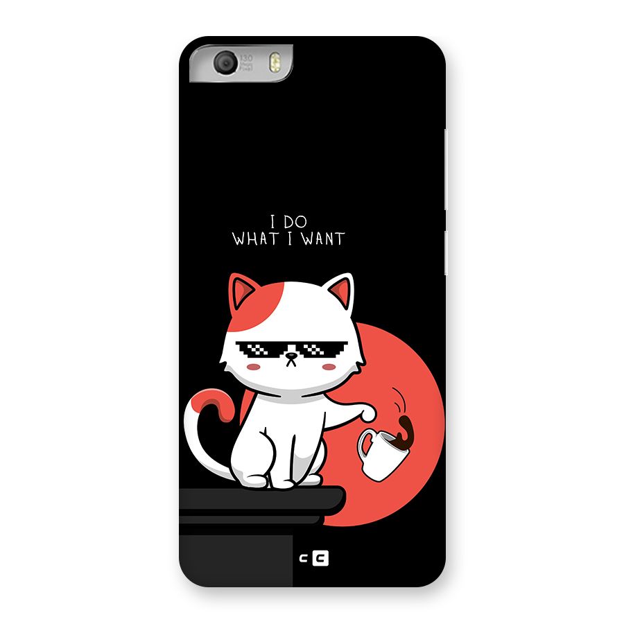 Cute Attitude Cat Back Case for Canvas Knight 2