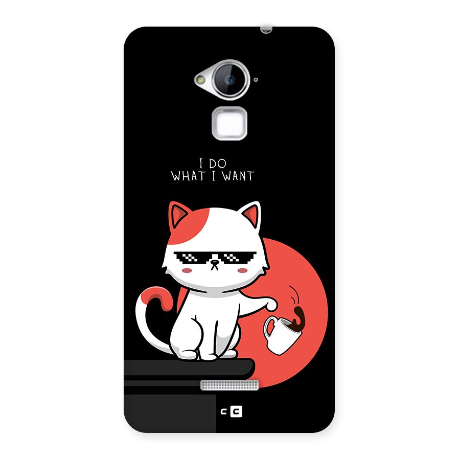 Cute Attitude Cat Back Case for Coolpad Note 3