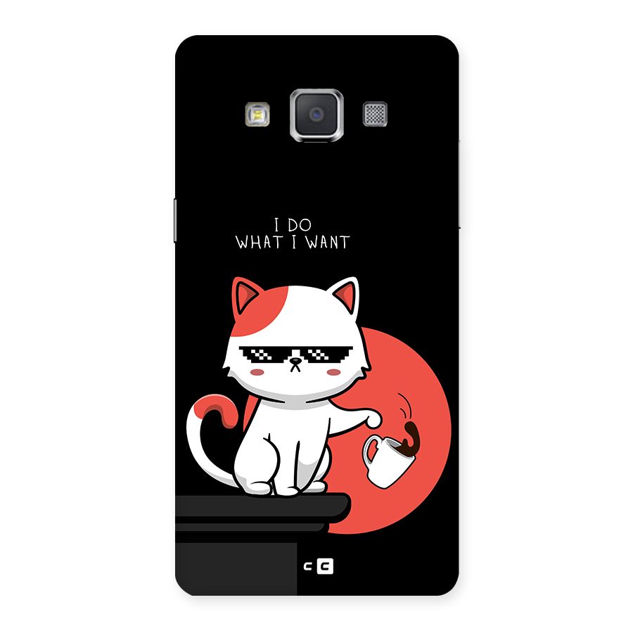 Cute Attitude Cat Back Case for Galaxy Grand 3