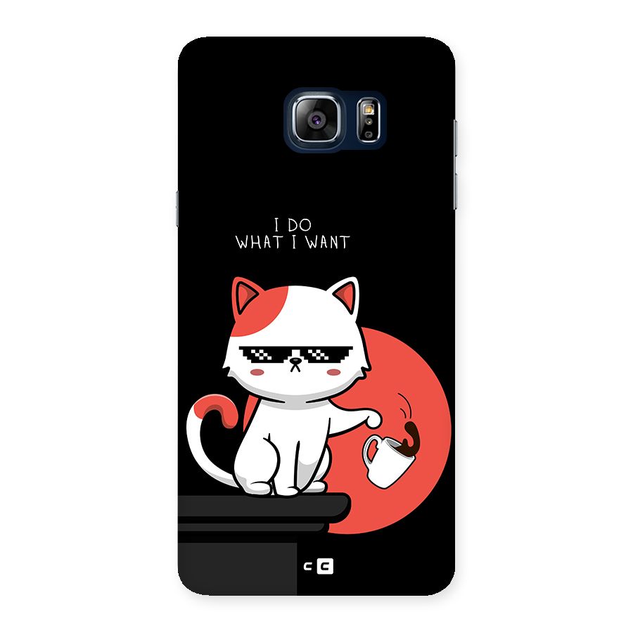 Cute Attitude Cat Back Case for Galaxy Note 5