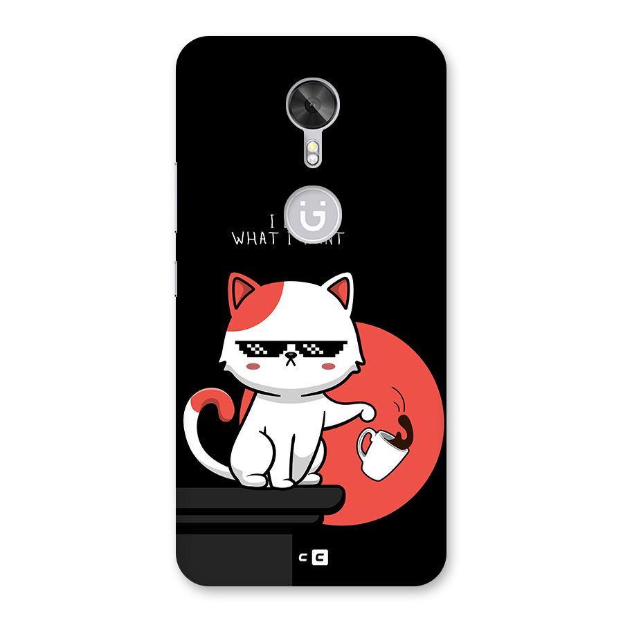 Cute Attitude Cat Back Case for Gionee A1