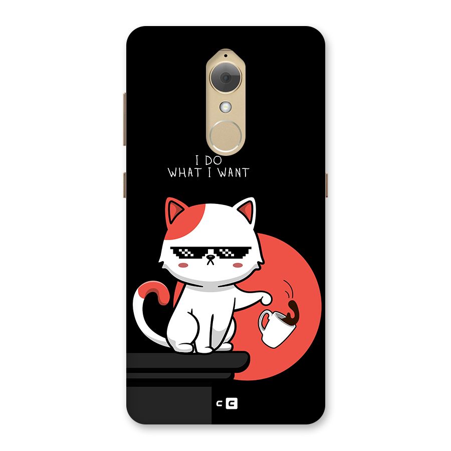 Cute Attitude Cat Back Case for Lenovo K8