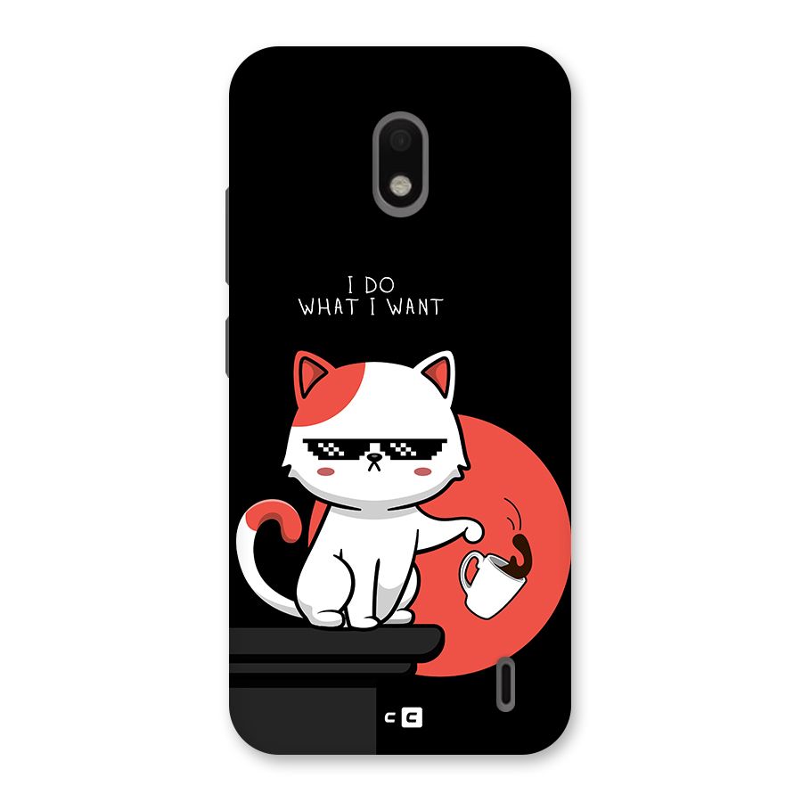 Cute Attitude Cat Back Case for Nokia 2.2