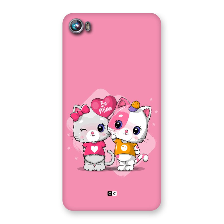 Cute Be Mine Back Case for Canvas Fire 4 (A107)