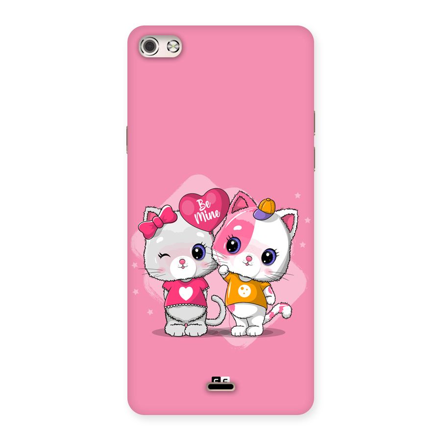 Cute Be Mine Back Case for Canvas Silver 5
