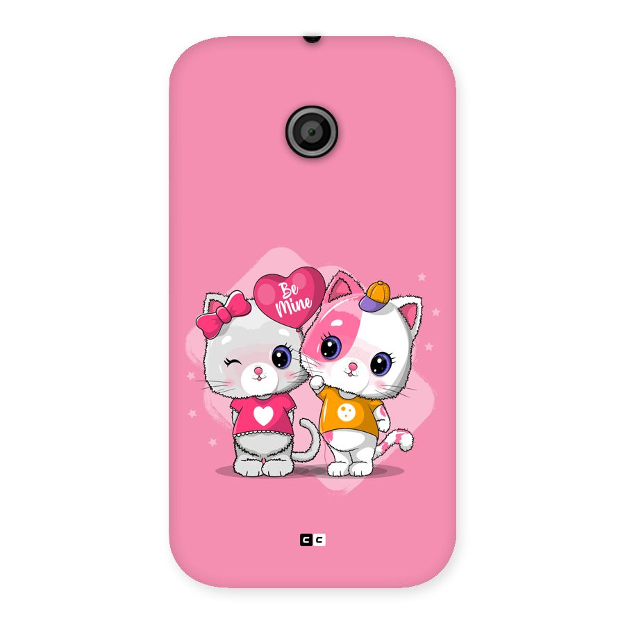 Cute Be Mine Back Case for Moto E