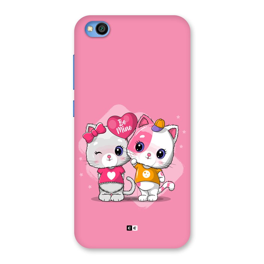 Cute Be Mine Back Case for Redmi Go
