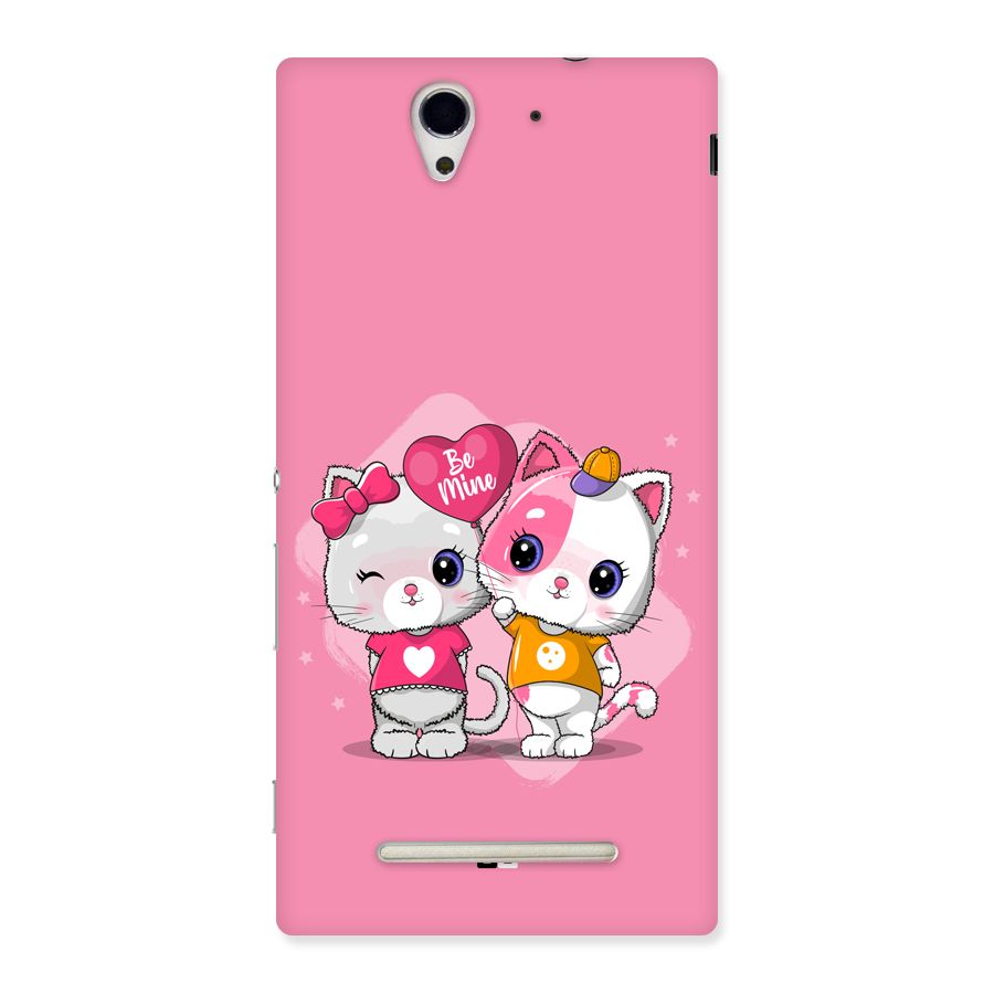 Cute Be Mine Back Case for Xperia C3
