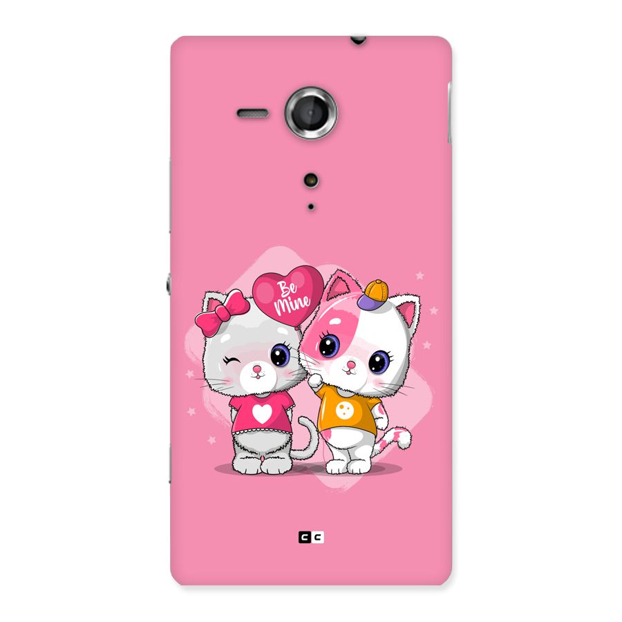 Cute Be Mine Back Case for Xperia Sp