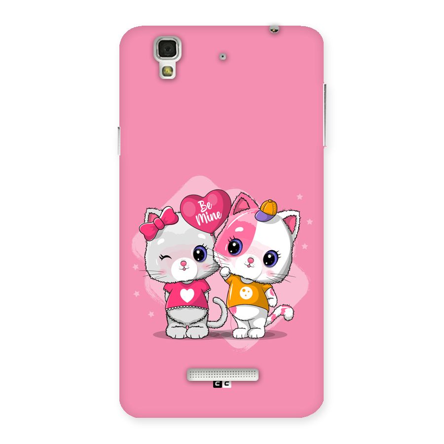 Cute Be Mine Back Case for YU Yureka Plus