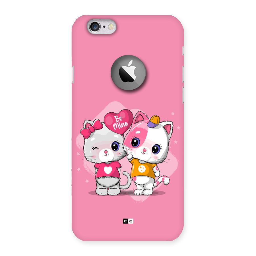 Cute Be Mine Back Case for iPhone 6 Logo Cut