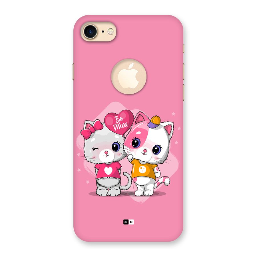 Cute Be Mine Back Case for iPhone 7 Logo Cut