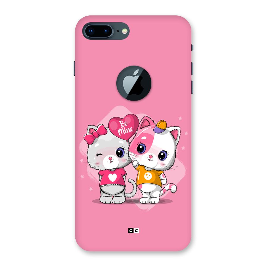 Cute Be Mine Back Case for iPhone 7 Plus Logo Cut