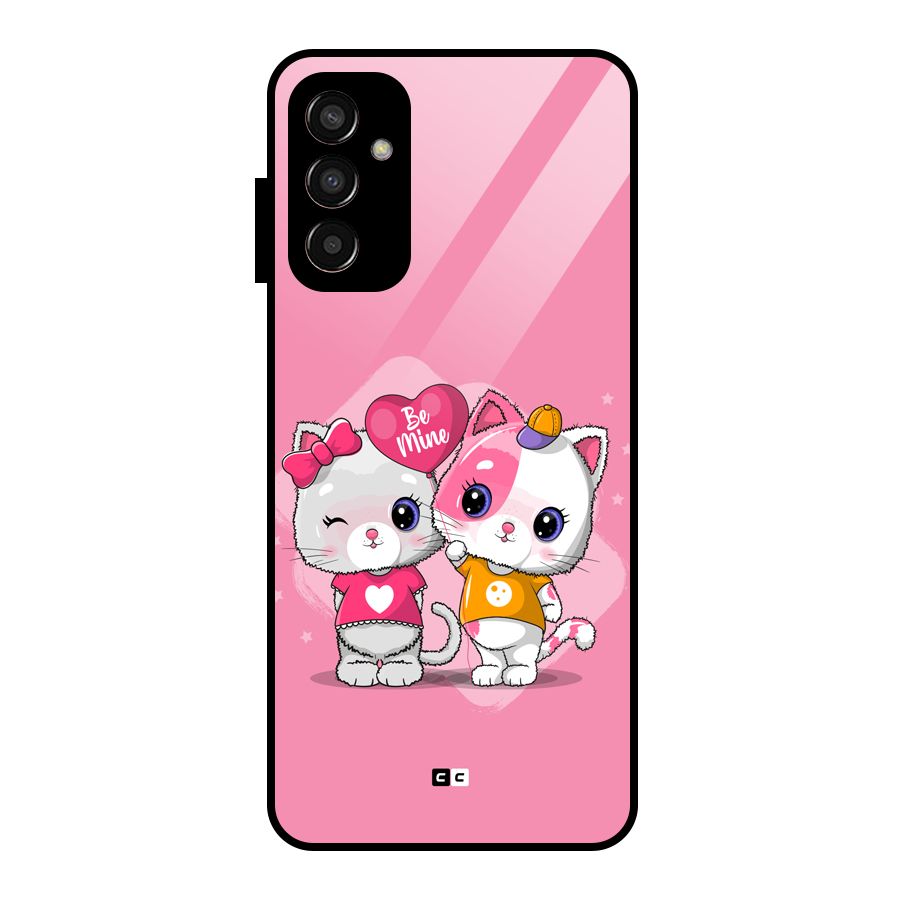 Cute Be Mine Glass Back Case for Galaxy F13