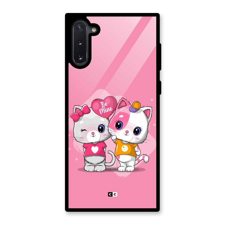 Cute Be Mine Glass Back Case for Galaxy Note 10
