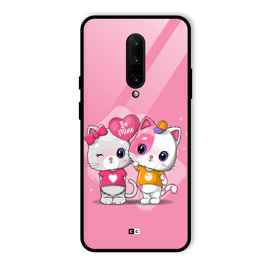 Cute Be Mine Glass Back Case for OnePlus 7 Pro