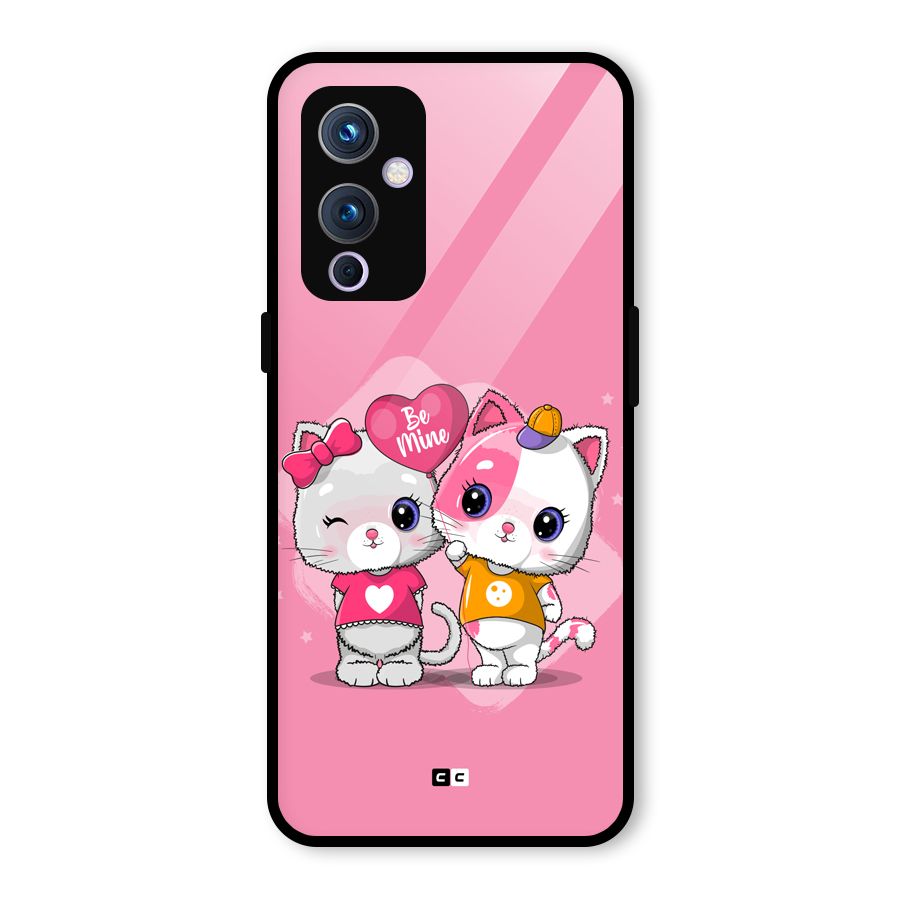 Cute Be Mine Glass Back Case for OnePlus 9