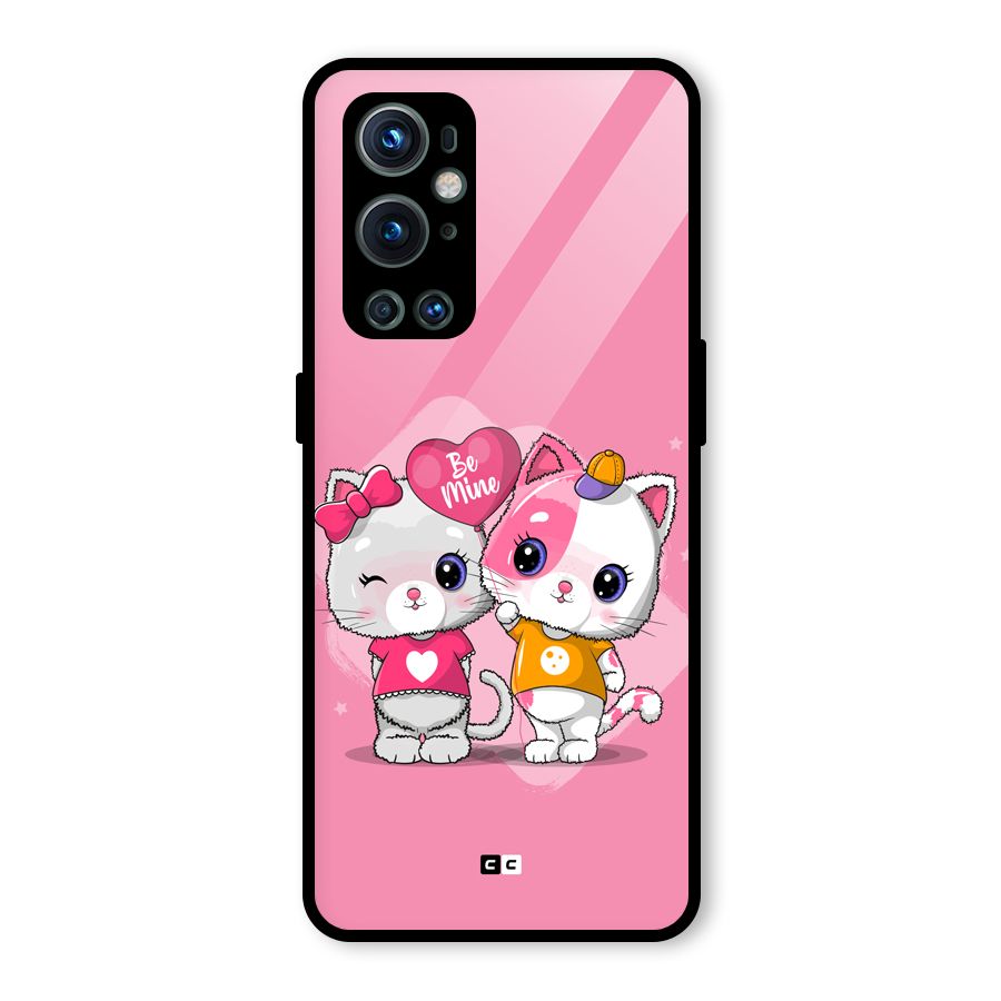 Cute Be Mine Glass Back Case for OnePlus 9 Pro