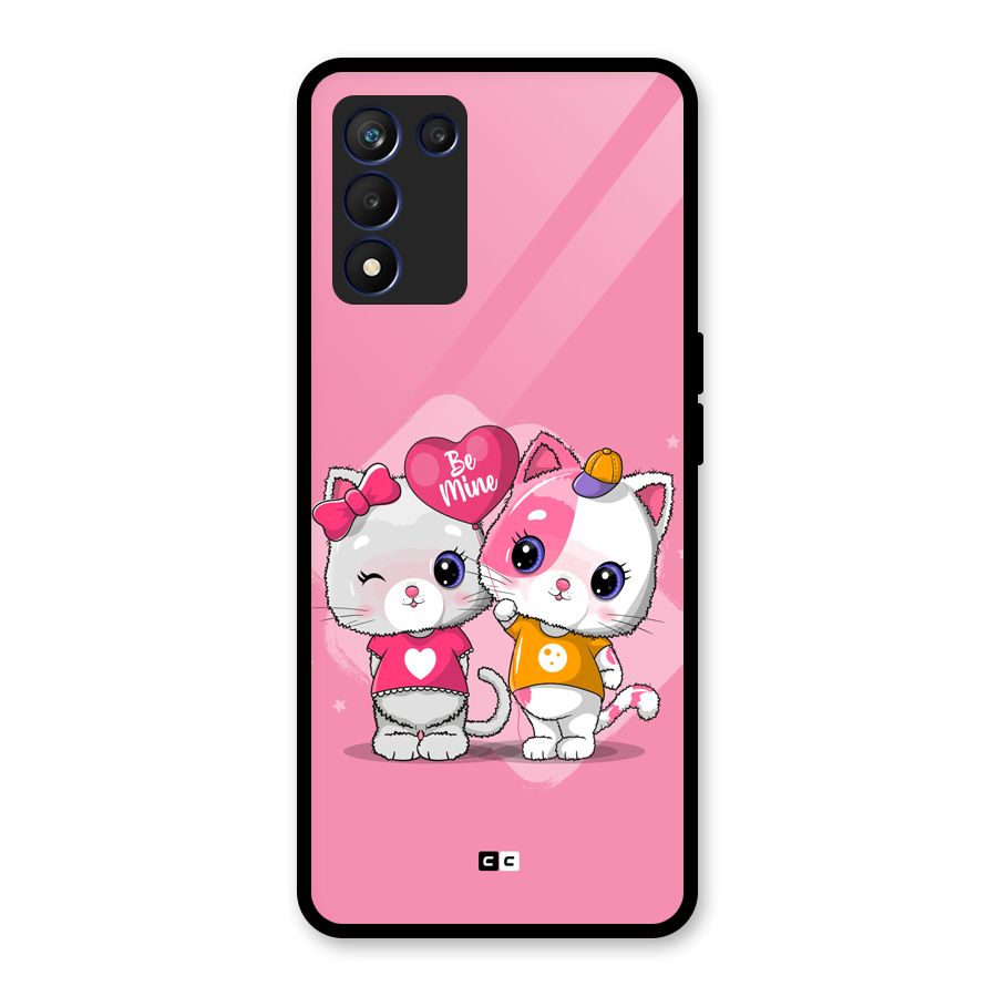 Cute Be Mine Glass Back Case for Realme 9 5G Speed