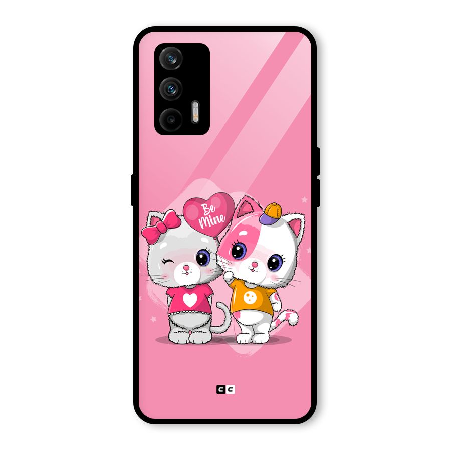 Cute Be Mine Glass Back Case for Realme GT 5G