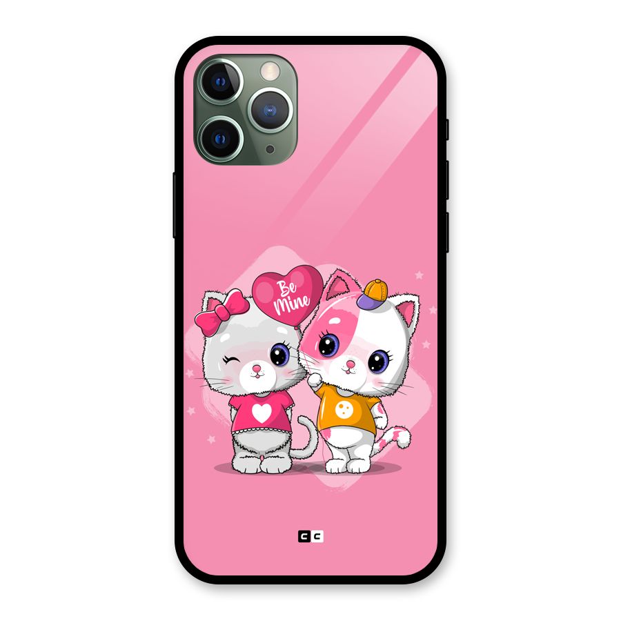 Cute Be Mine Glass Back Case for iPhone 11 Pro