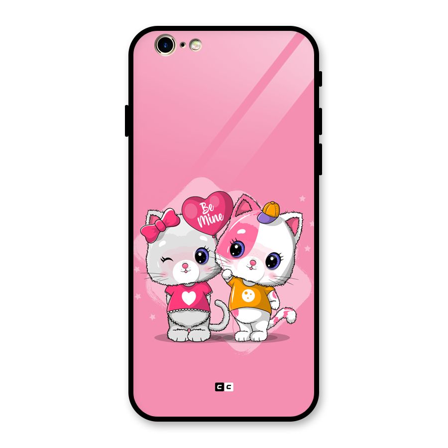 Cute Be Mine Glass Back Case for iPhone 6 6S