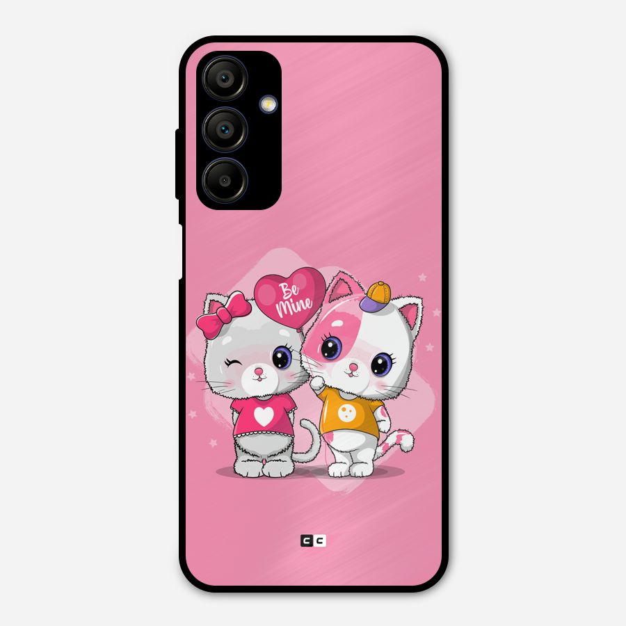 Cute Be Mine Metal Back Case for Galaxy A15 5G