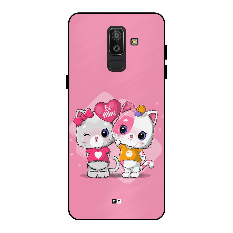 Cute Be Mine Metal Back Case for Galaxy J8