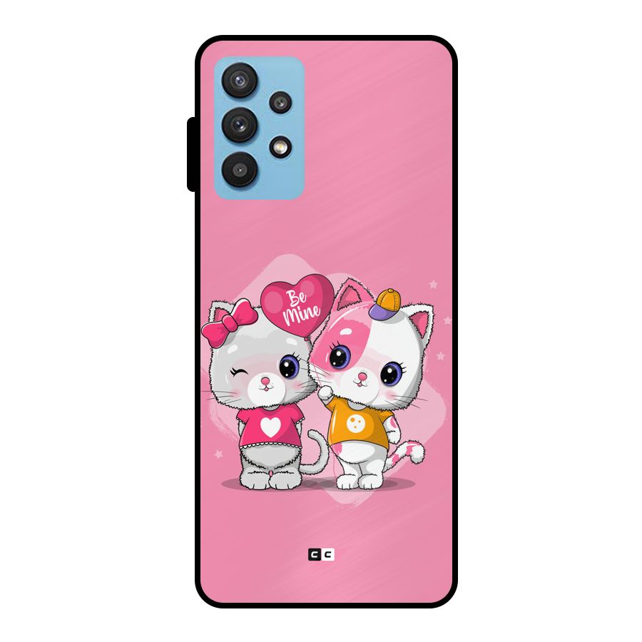 Cute Be Mine Metal Back Case for Galaxy M32 5G