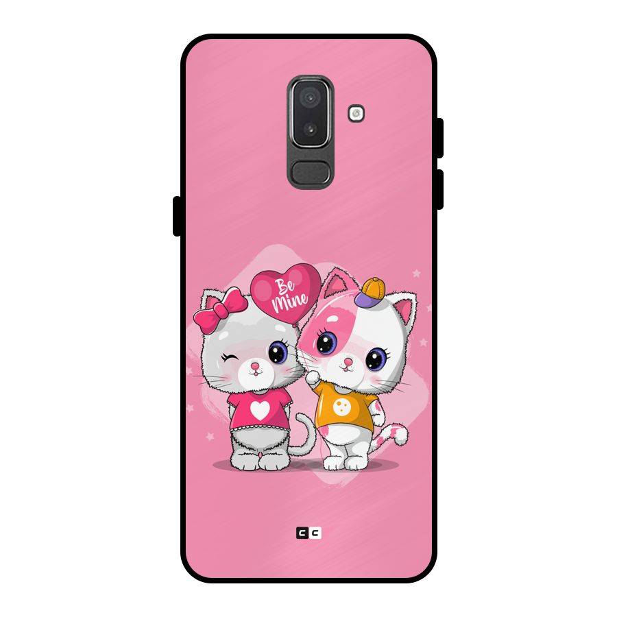 Cute Be Mine Metal Back Case for Galaxy On8 (2018)