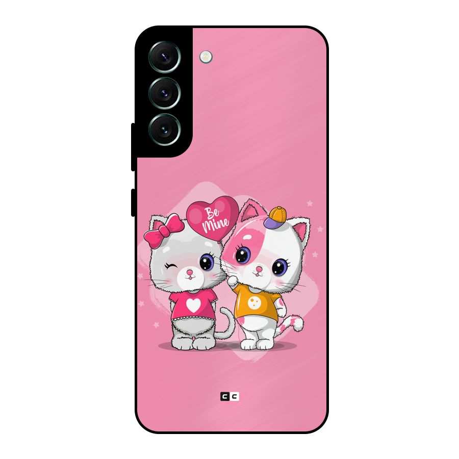 Cute Be Mine Metal Back Case for Galaxy S22 Plus 5G