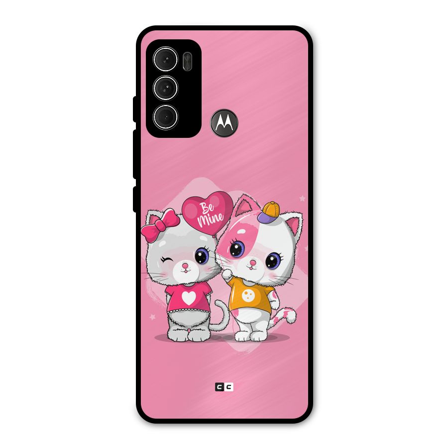 Cute Be Mine Metal Back Case for Moto G60