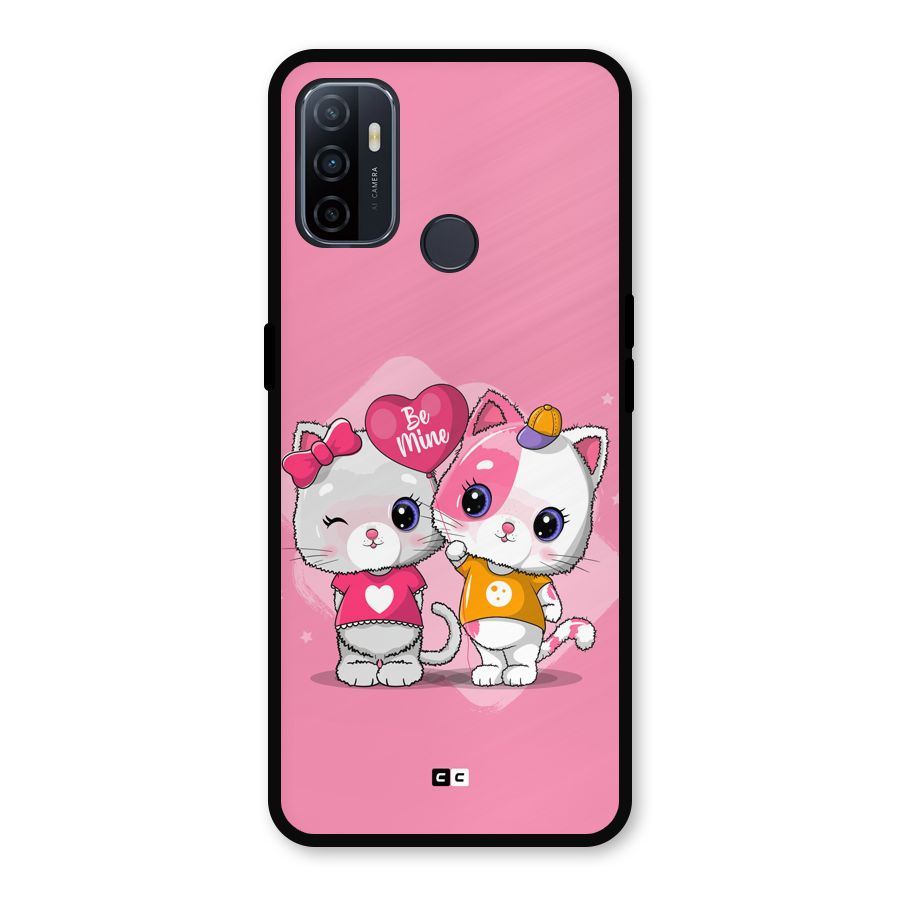 Cute Be Mine Metal Back Case for Oppo A53