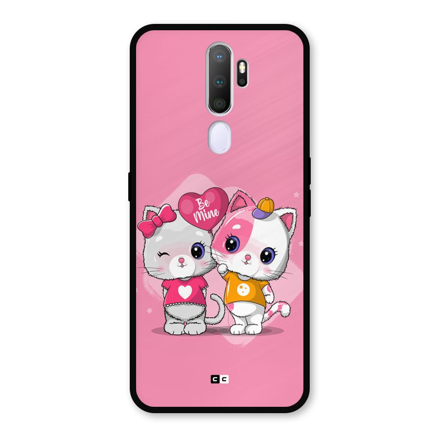 Cute Be Mine Metal Back Case for Oppo A9 (2020)