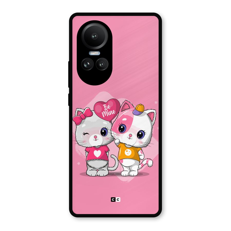 Cute Be Mine Metal Back Case for Oppo Reno10