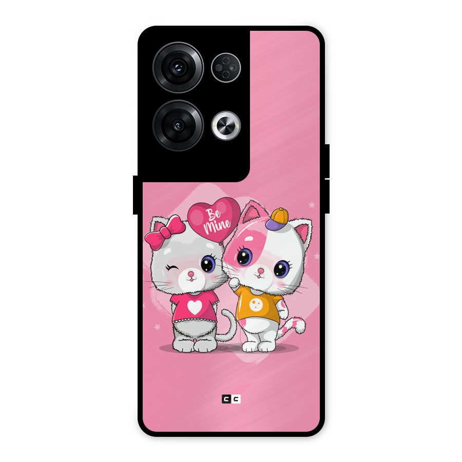 Cute Be Mine Metal Back Case for Oppo Reno8 Pro 5G
