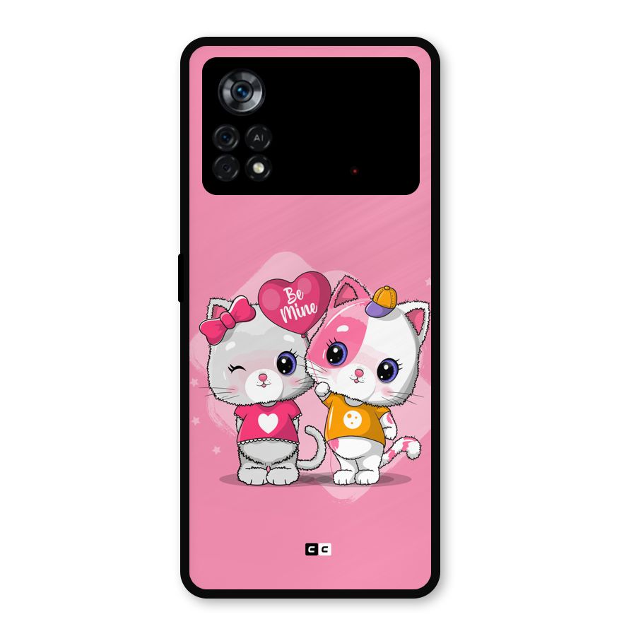 Cute Be Mine Metal Back Case for Poco X4 Pro 5G