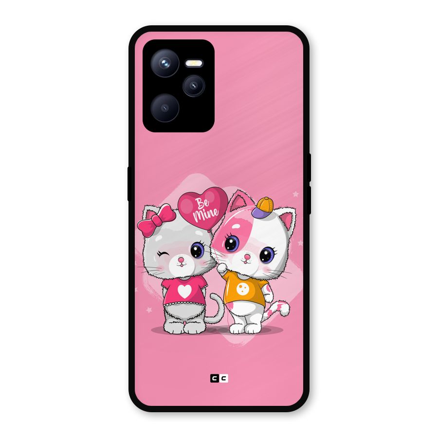 Cute Be Mine Metal Back Case for Realme C35