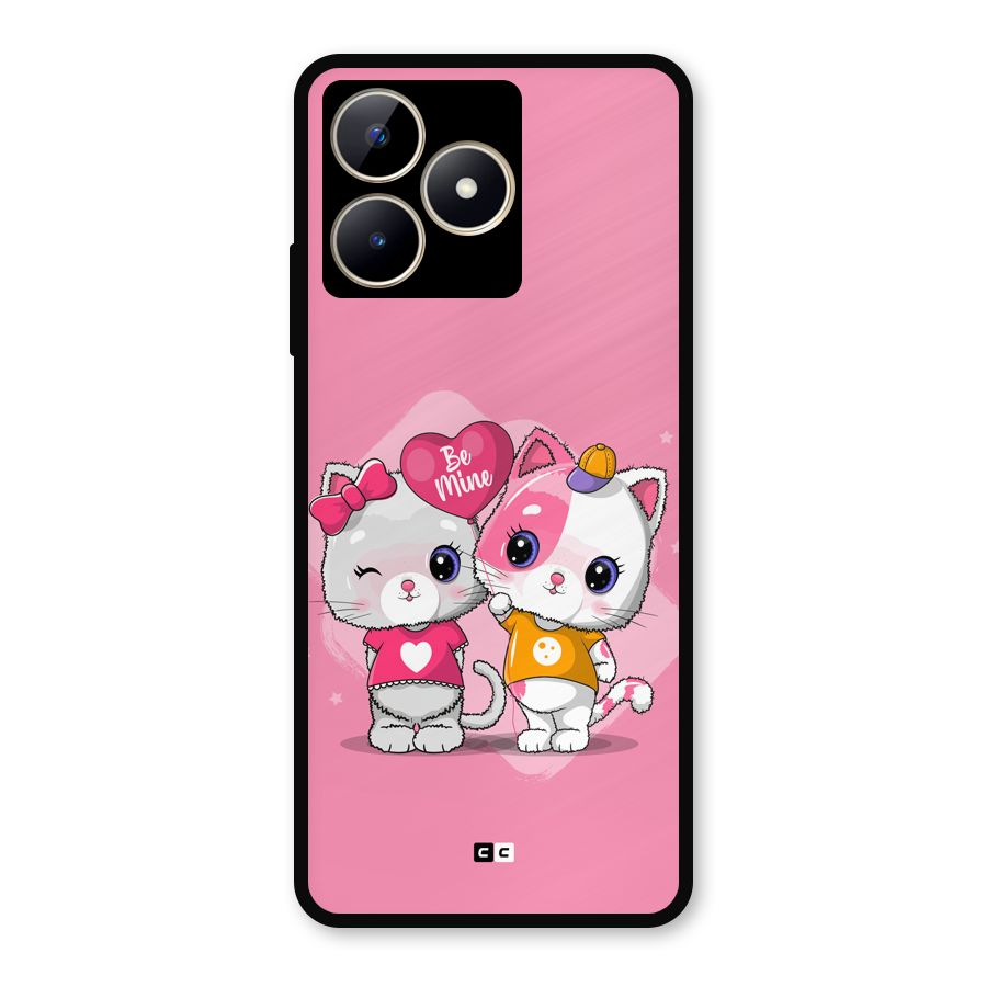 Cute Be Mine Metal Back Case for Realme C53