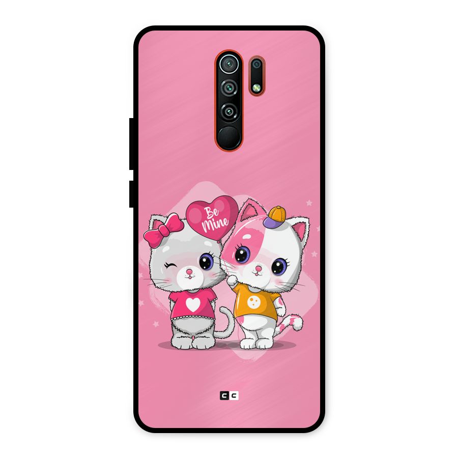 Cute Be Mine Metal Back Case for Redmi 9 Prime