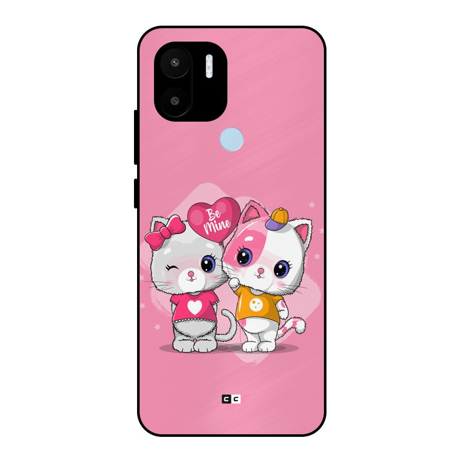 Cute Be Mine Metal Back Case for Redmi A1 Plus