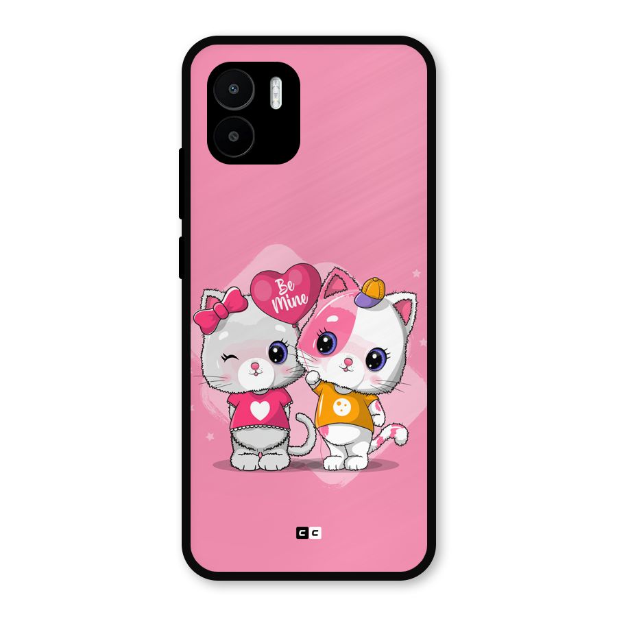 Cute Be Mine Metal Back Case for Redmi A2
