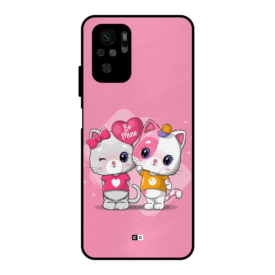 Cute Be Mine Metal Back Case for Redmi Note 11 SE