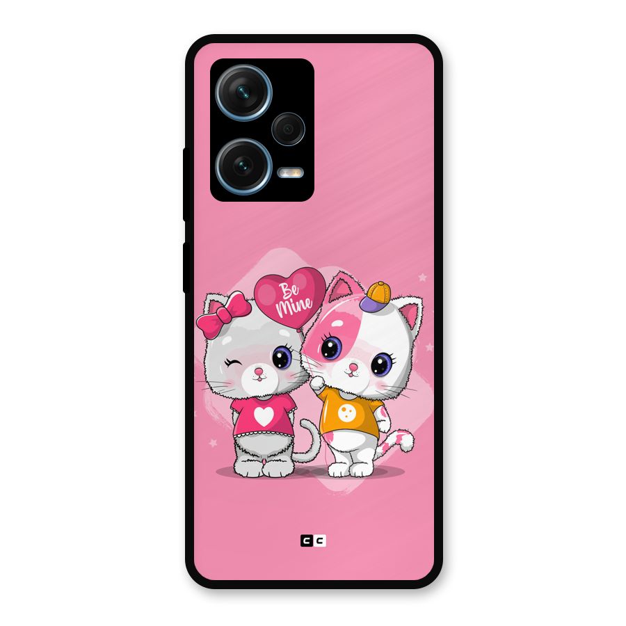 Cute Be Mine Metal Back Case for Redmi Note 12 Pro Plus 5G
