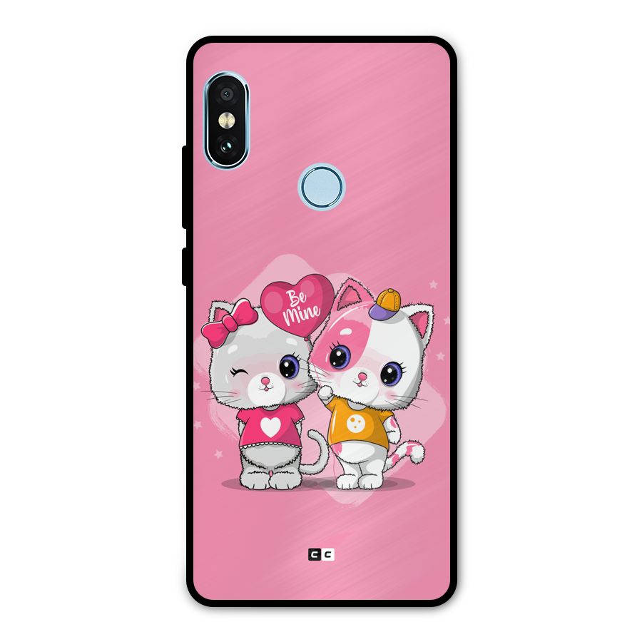 Cute Be Mine Metal Back Case for Redmi Note 5 Pro