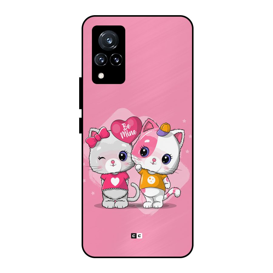 Cute Be Mine Metal Back Case for Vivo V21 5G