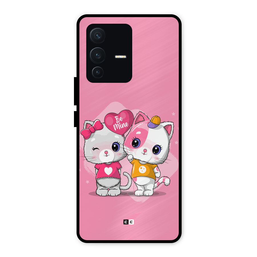 Cute Be Mine Metal Back Case for Vivo V23 5G